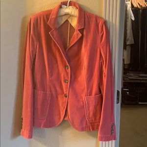 J crew velvet blazer